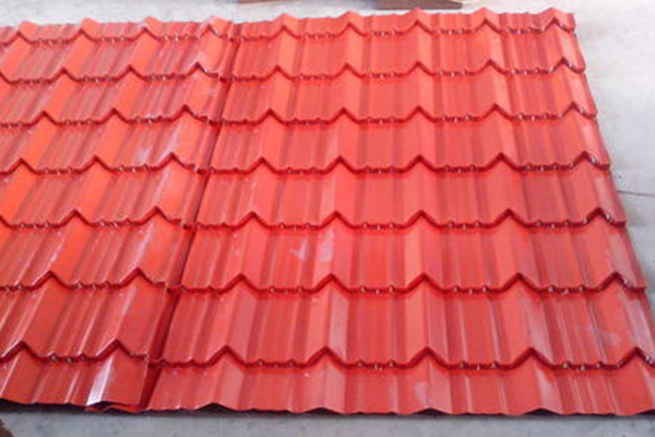 Double Rib Tiles Color Coated Profile Sheet